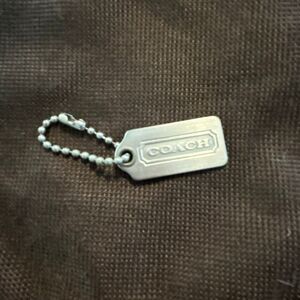 COACH Silver Metal Keychain